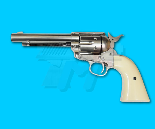 Umarex Colt Peacemaker SAA Co2 Revolver(6mm / Nickel Finish) - Click Image to Close